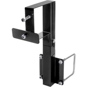 Spare Tire Carrier for 4" Square Bumpers, Trailer RV Bumper Spare Tire Mount, Fits 15" & 16" Wheels