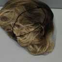 Long Blonde Wig for Women Middle Part Ombre Blonde Wavy Wigs Natural Looking Synthetic Heat Resistant Fiber Wigs for Daily Party Use (26 Inch)