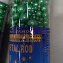 Christmas Sprinkles Pearl Sugar Green Candy 130g/ 4.6oz Baking Edible for Cake Decorations Cupcake Toppers Cookie Decorating Ice Cream Toppings Celebrations Shaker Jar Wedding Shower Party Supplies 2 Pack