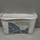 Cream Linen Blackout Curtains for Bedroom with White Liner, Thick Layers Total Blackout Thermal Insulated Grommet Window Curtains 84 Inch Length 2 Panels Set (42 x 84 Inch) (Natural)