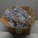 Sosation 50 ft Christmas Tinsel Garland Christmas Tree Twist Garland Bulk Glitter Metallic Streamer Indoor Outdoor Hanging Xmas Decorations(Silver)