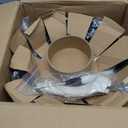 CAROTE Non Stick Frying Pan Skillet, Nonstick Granite Fry Pan with Glass Lid, Egg Pan Omelet Pans, Stone Cookware Chef's Pan, PFOA Free (Classic Granite, 10-Inch)