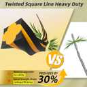 0.080'' DWO1DT802 Replacement String Timmer Lines Compatible with DEWALT Weed Eater, Square Twisted Weed Eater String, Heavy Duty Trimmer String (520 ft.)