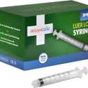 3ml luer lock syringe (No Needle) - Sterile, Individually Wrapped - 100 Pack - for Professional & Personal Use