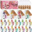 AZEN 120 Sets Bulk Gifts, Hand Cream and Lip Balm Bulk Set with Organza Bag Thank You Card, Baby Shower Wedding Gifts for Guests, Bridal Wedding Favors for Guests,Thank You Gifts for Women