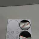 Macaki 20X/30X/40X Magnifying Mirror with Suction Cups and Tweezers Set, 3.5 inches Travel Magnified Makeup Mirror, Black, 2PCS