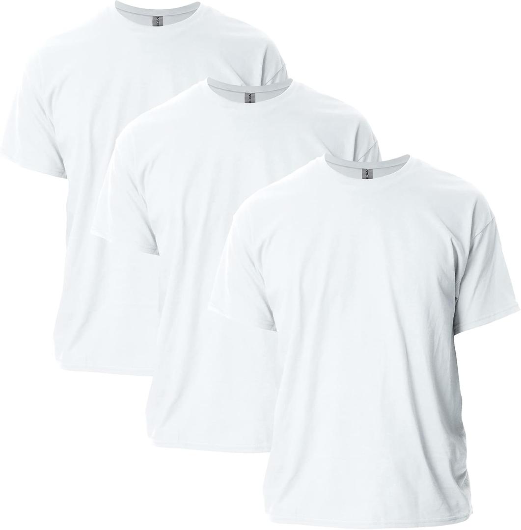 Gildan Adult Ultra Cotton T-Shirt, Style G2000, Multipack (White, M)
