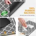 Dish Drying Mats for Kitchen Counter, Waterproof Coffee Mat for Countertop, Under Sink Mats, Coffee Bar Mat Accessories (16" x 21.6")