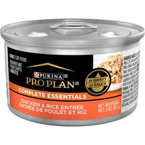 Purina Pro Plan High Protein Wet Cat Food in Gravy, (24) 3 oz (EXP 07/25/28)