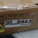 DEVAISE 3 Drawer Mobile File Cabinet, Wood Lateral Filing Cabinet, Printer Stand with Open Shelves for Home Office, Greige