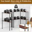 Spicy Rack Pro Expandable 10"-18.9" Spice Rack for Cabinet, 2-Tier Wood & Metal Shelf, Heavy Duty, High Space for Large Bottles, Easy 3-Min Install, Stackable or Side-by-Side