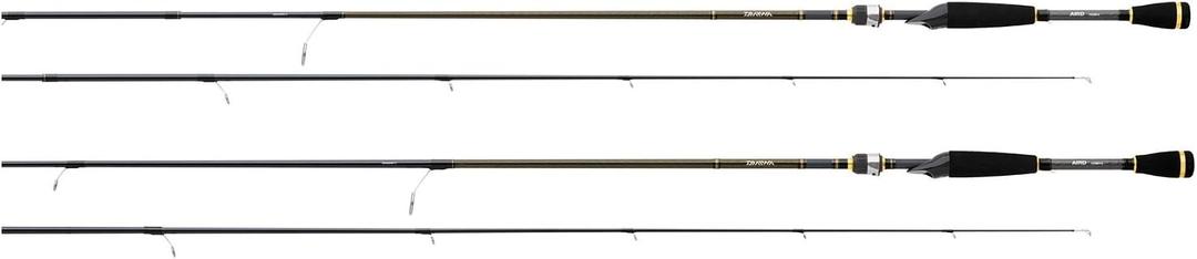 Daiwa AIRX662MFB Aird-X 8-17 lb Test Rod, Black, 6'6"