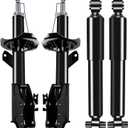 Shocks for Mazda,OCPTY Front Rear Shocks Absorbers Struts Fits 2000 2001 2002 2003 2004 2005 2006 for Mazda MPV Pack of 4 334418 71459 334419 71460 345024 37244 Auto Shocks Sets