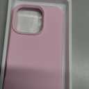 GONEZ Magnetic for iPhone 16 Pro Case, Compatible with MagSafe, [Screen Protector + Camera Lens Protector], Silicone Shockproof Anti-Scratch Protective Phone Case 6.3 inch, Pastel Pink