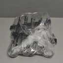 Space Saving 6 Tier Pant Hangers, Anti-Slip, Stainless Steel, 2 Pack, Black