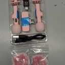 Wireless Lavalier Lapel Microphone for iPhone, iPad, mini Video Recording Mic for Interview Video Podcast Vlog YouTube & Livestream, Noise Reduction, Plug & Play (Pink Type C & Lightning Port)