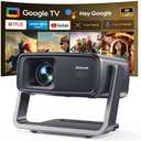 Polocsh 4k Projector with WiFi and Bluetooth, Smart Projector with Auto Focus & Voice Control, Over 10,000+ Apps Movie Home Theater Mini Portable Proyector For Indoor/Outdoor