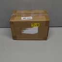 2 Pack Ceramic Qtip Holder Dispenser with Gold Lids, White Apothecary Jars Bathroom Vanity Organizer for Home Decor - Bathroom Canister for Cotton Swabs, Rounds, Balls, Makeup Sponges, Bath Salts