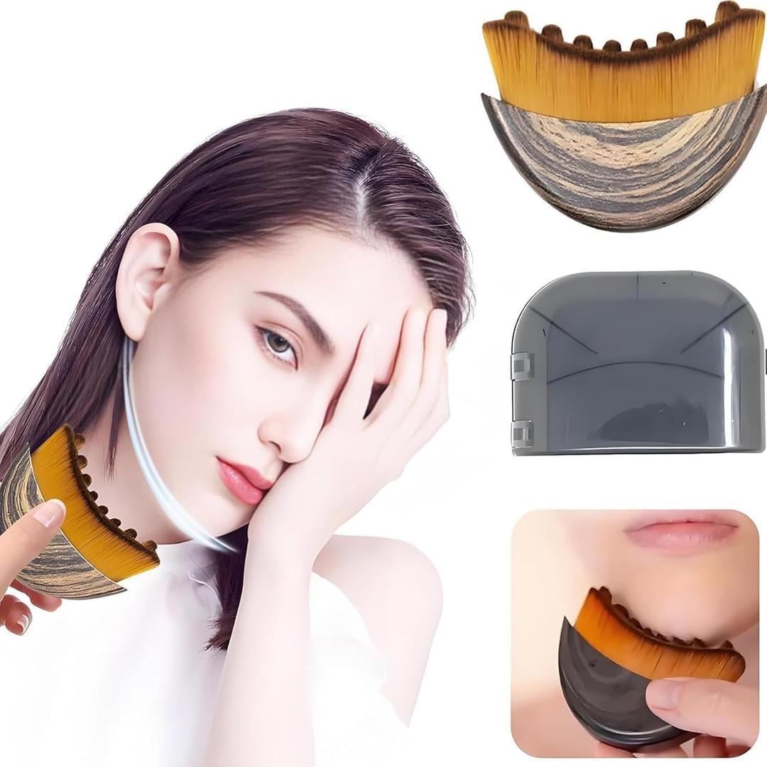 Lymphatic Contour Face Brush,Lymphatic Face Brush,Lymphatic Drainage Brush,Dry Brush,Neck,Chin & Face Sculpting,Anti-Puffiness,Gua Sha & Improves Skin Glow,Skin Care Massage Tools. (1PC)
