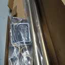 Ivilon Drapery Window Curtain Rod - End Cap Style Design 1 Inch Pole. 72 to 144 Inch Color Warm Gold