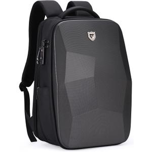 FENRUIEN Hardshell Backpack Expandable,Anti Theft Laptop Backpack for Men with USB Port,Water Resistant Computer Bag 17.3 Inch for Travel/Business