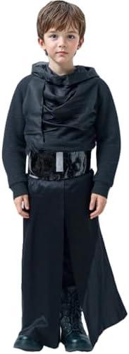 Daynofu Kids Boys Costume Helmet Mask Knight Cosplay Halloween Full Outfit L