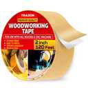 Trazon Double Sided Woodworking Tape Super Strong, 2 Inch x 120 Feet, Wood Crafter Sticky Tool, Two Side Adhesive for Router Templates and CNC Machine, Removable & Residue Free
