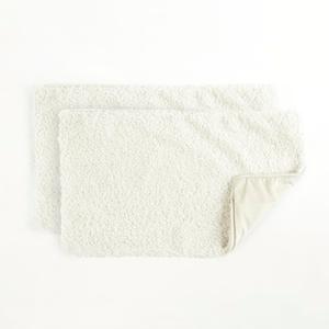 Lush Decor - Pillow Cover, 2-Piece Zipper Pillow Shell, Neo Boucle Lumbar, Chic Home Decor (White, 14" x 24")