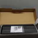 20 Inches Glass Shelf for Bathroom, Brushed Nickel Glass Shelves for Wall with Smooth Stainless Steel Railing, Modern Tempered Glass Organizer Shelf