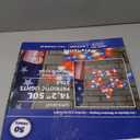 50 Lights Lighted Red White and Blue 4th of July Star Window Silhouette Decoration