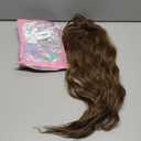 Hair Toppers for Women: 20" Wavy Curl, Honey Blonde & Light Brown Synthetic Clip-In Hair Topper with Fringe Bang and Volume