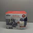 Sunbeam Microplush Sherpa Electric Heated Throw Blanket- Plaid 60×70"