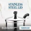 Farberware Classic Stainless Steel Sauce Pan/Saucepan with Lid, 1 Quart, Silver,50000,11.2"D x 6.3"W x 4.4"H