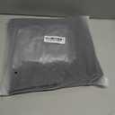 Mini Fridge Silicone Mat with Raised Edges, 20" x 20" x 0.6" Mini Fridge Drip Tray With 4 Base Raisers,Mini Refrigerator Carpets Floor Protector (Small Black)