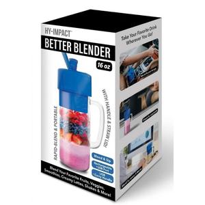 Better Blender Turbo Power USB Rechargeable 16 Oz