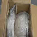 AHJ 6QT Dutch Oven For Bread Baking, Enameled Cast Iron Dutch Oven Pot with Lid, Multi-Functional Bread pan, Sourdough Baking Supplies with Proofing Basket, Cast Iron Bread Oven, Silicone Sling & Gloves. (Ivory White)