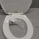 Bemis 730SLEC Slow Close Toilet Seat, Easy Clean Hinges and Durable Plastic Seat, Made in USA, Round, White