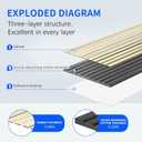 Peel and Stick Acoustic Wall Panels 8-Pack 43.3" * 11.8" 3D Wood Slat Sound Absorbing Panels for Home Theater, Office & Bedroom Easy DIY Installation, Oak Finish