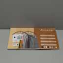 Volnamal Legging Organizer for Closet, Metal Yoga Pants Hangers 2 Pack w/10 Clips Holds 20 Leggings, Space Saving Hanging Closet Organizer w/Rubber Coated Closet Organizers and Storage, Black