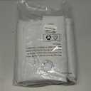 BGment Greyish White 100% Blackout Curtains for Bedroom 63 Inch Length 2 Panels Set, Thermal Insulated Full Light Blocking Grommet Noise Cancelling Window Curtains for Nursery, 42 Inch Wide Each