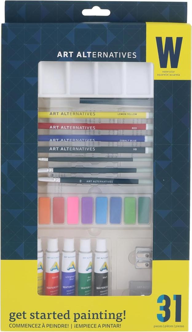 Art Alternatives Get Started Watercolor Pans, Multicolor
