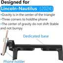 Car Phone Holder for Lincoln Nautilus 2024 2025 2026 Auto Interior Accessories Best Cell Phones Mount Cellphone Mobile Cradle Charging Navigation Bracket Screen Stand Accessory