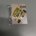 2 x Kitsch Stackable Acrylic Snap Hair Clip, Snap Hair Barrettes for Thick & Thin Hair, Hair Accessories for Women & Girls, Cute Barrettes, 3pcs (Citrine)