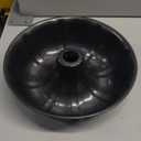 KITESSENSU 9 inch Non-Stick Cake Pans, 12 Cups Premium Fluted Pans for baking, Heavy Duty Carbon Steel Tube Baking Mold, Gray