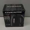 OVENTE Electric Kettle, 1.7L Fast Boiling Water Heater for Coffee or Tea, BPA Free with Water Level Gauge, Auto Shut-Off, Boil-Dry Protection, Indicator Light and Removable Filter, Black KP72B