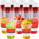 50 Pcs Cartoon Animation Plastic Cups,12OZ Red White Themed Drinking Cups Cartoon Party Decoration for Kids Birthday Baby Shower Party Supplies