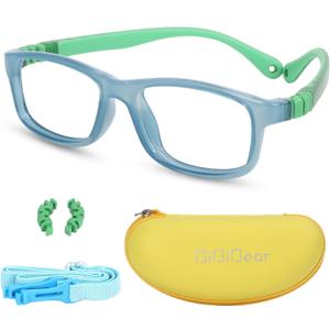 Toddler/Kids/Teens Glasses - Unbreakable TR90 Frame, 180 Flexible, Lightweight & Safe Glasses for Kids Age 2-15