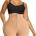SHAPELLX Tummy Control Shorts Butt Lifting Shapewear For Women Comfortable Underwear High Waist Plus Size(Beige, 4X-large)
