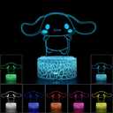 Anime 7 Color Change Decor Lamps,Cartoon Night Light,Cute Night Light,Gifts for Christmas Birthday
