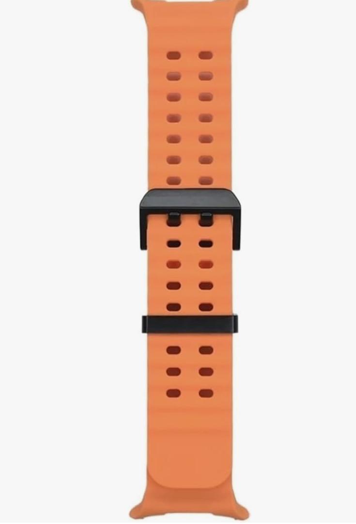Silicone Strap For Watch Ultra 47mm Bracelet No Gaps Sport Two-tone Band For Galaxy 7 Watchband Straps Silicone Strap For Watch Ultra 47mm Bracelet No Gaps Sport Two-tone Band For Galaxy 7 Watchband Straps